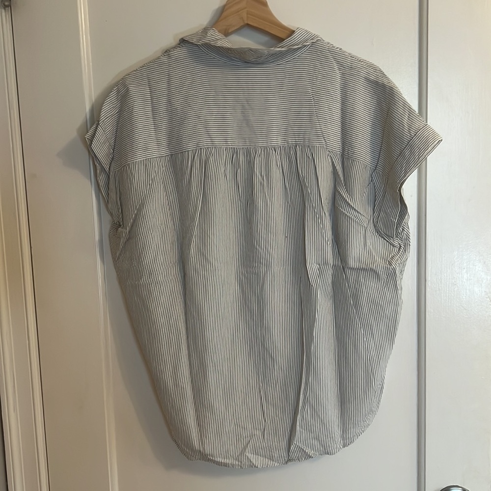 Madewell Central Shirt in Luis Stripe - Picture 6 of 7